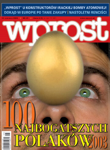 Okładka tygodnika WPROST: 25/2003